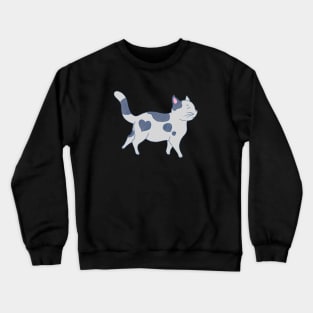 Cute Grey Cat Crewneck Sweatshirt